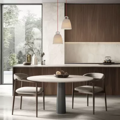 Závěsné moderní keramické osvětlení SEWILLA - 1xE27, 40W, bílé