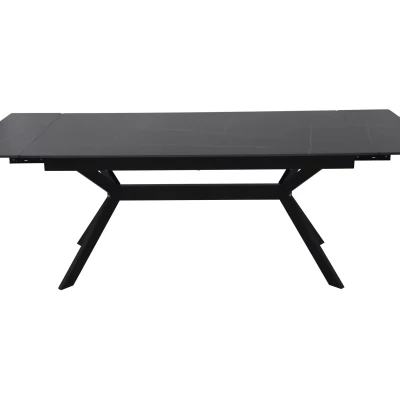 Rozkládací jídelní stůl 180(240)x90 EDITHA - černý