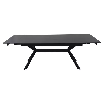 Rozkládací jídelní stůl 180(240)x90 EDITHA - černý