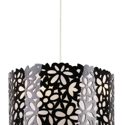 Moderní závěsné osvětlení SIMONA - 3xE14, 40W, černé