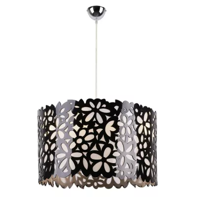 Moderní závěsné osvětlení SIMONA - 3xE14, 40W, černé