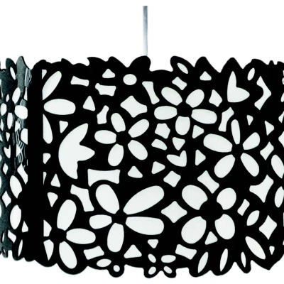 Moderní závěsné osvětlení SIMONA - 3xE14, 40W, černé