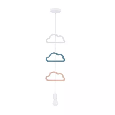 Závěsné svítidlo do dětského pokoje SINGLE 2 - 1xE27, 20W, různobarevné