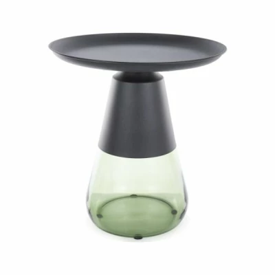 Odkládací stolek ANAVA 1 - černý / zelený