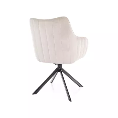 Otočná židle OTO 1 - béžová / černá