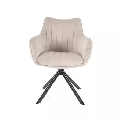 Otočná židle OTO 1 - béžová / černá