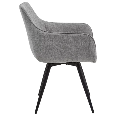 Jídelní židle OTO - šedá / černá