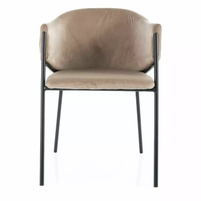 Elegantní jídelní židle TERESIE - béžová / černá