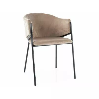 Elegantní jídelní židle TERESIE - béžová / černá