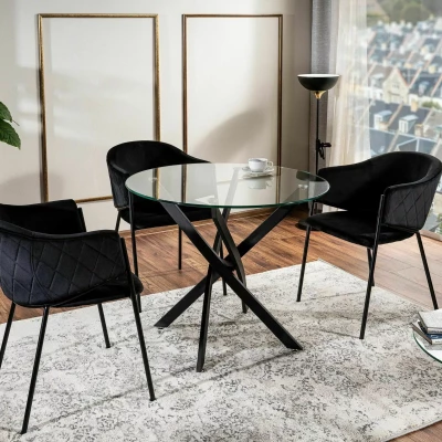 Elegantní jídelní židle TERESIE - černá