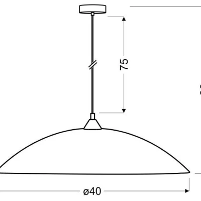 Závěsné osvětlení SPRING - 1xE27, 60W, různobarevné