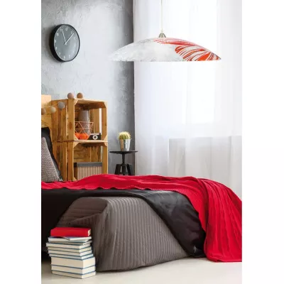 Závěsné osvětlení SPRING - 1xE27, 60W, červené / bílé