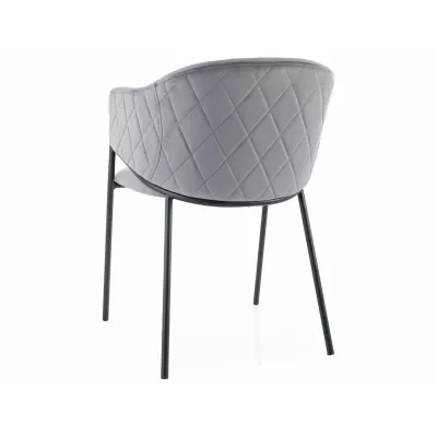 Elegantní jídelní židle TERESIE - šedá / černá