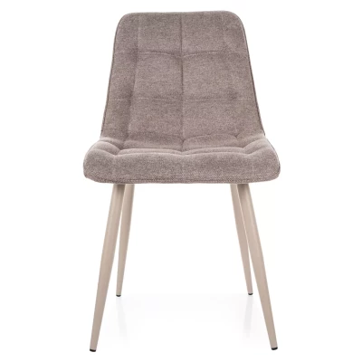 Čalouněná jídelní židle LYA 5 - béžová / kašmír