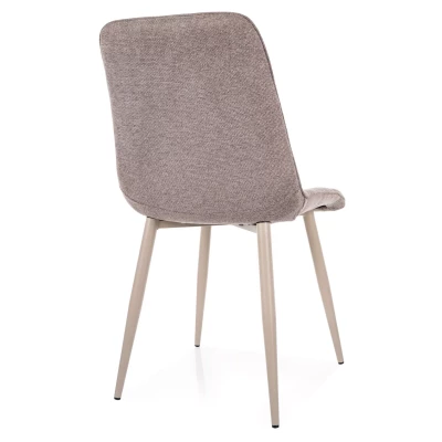 Čalouněná jídelní židle LYA 5 - béžová / kašmír