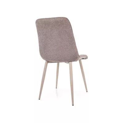 Čalouněná jídelní židle LYA 5 - béžová / kašmír