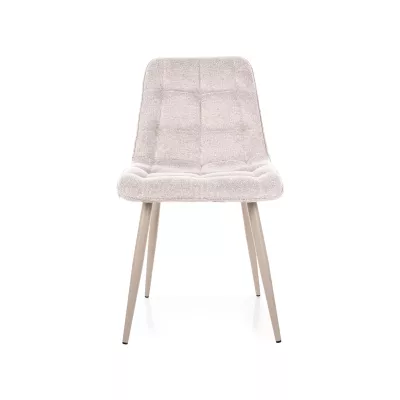 Čalouněná jídelní židle LYA 5 - světle béžová / kašmír