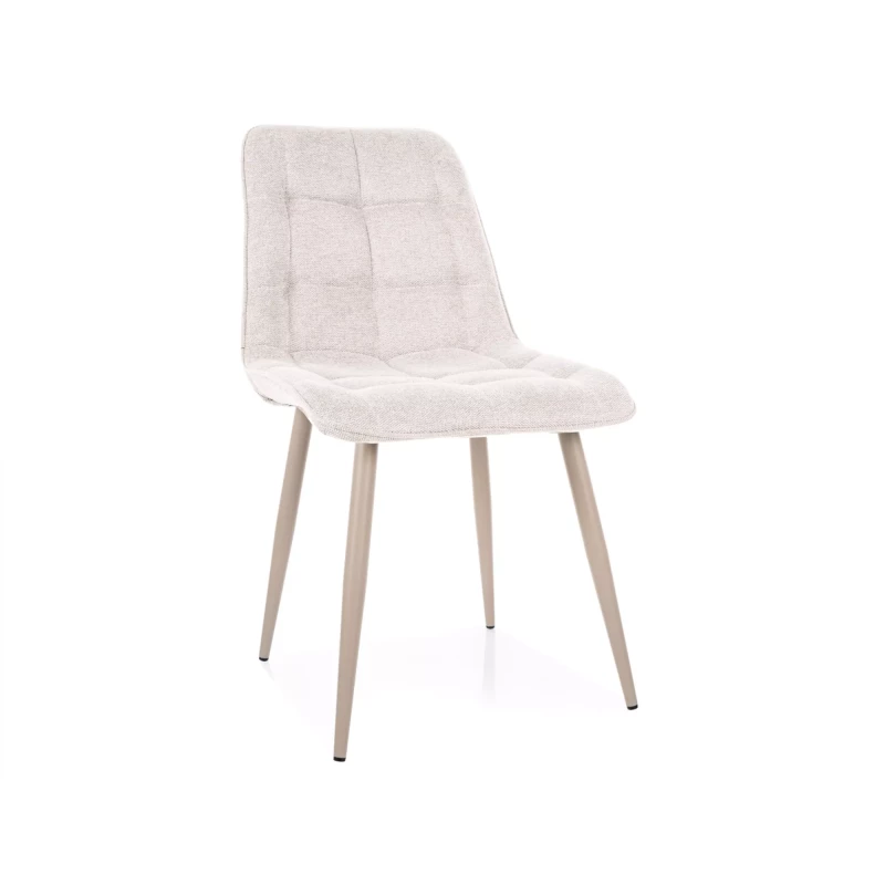 Čalouněná jídelní židle LYA 5 - světle béžová / kašmír