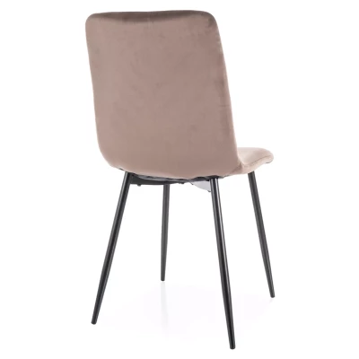 Jídelní židle DOMINICA - hnědá / černá