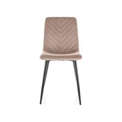 Jídelní židle DOMINICA - béžová / černá