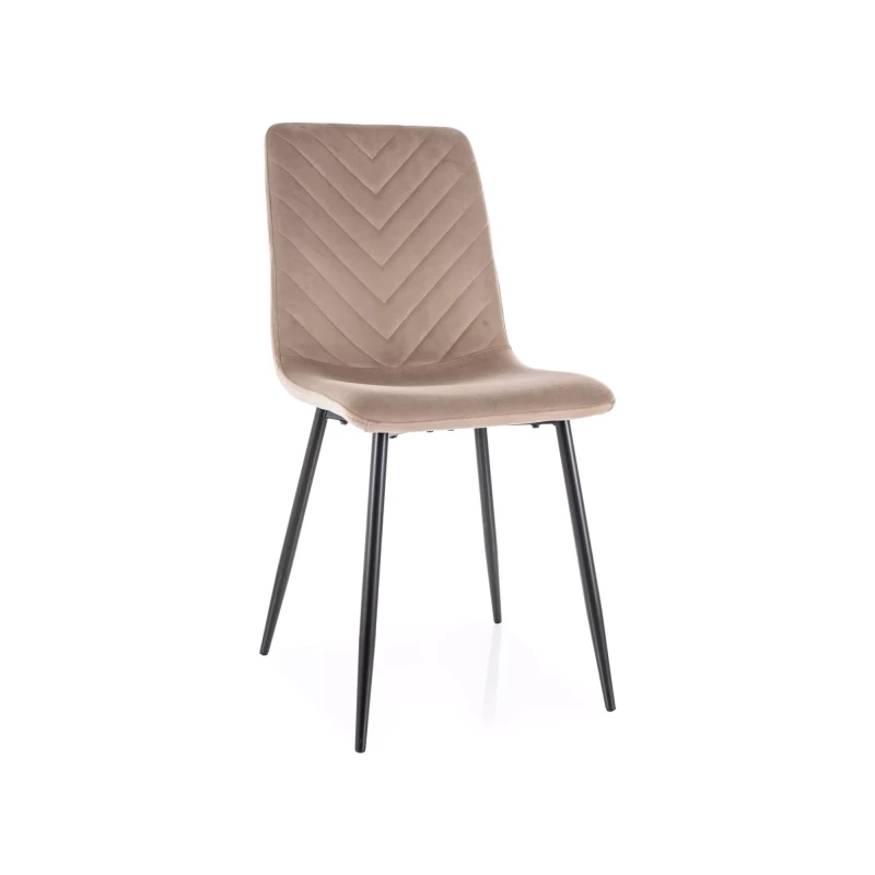 Jídelní židle DOMINICA - béžová / černá