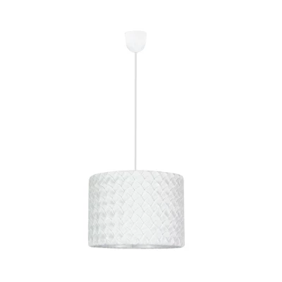 Moderní závěsní osvětlení SUSAN - 1xE27, 60W, bílé