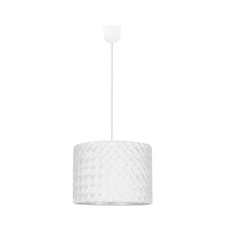 Moderní závěsní osvětlení SUSAN - 1xE27, 60W, bílé