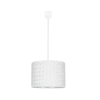 Moderní závěsní osvětlení SUSAN - 1xE27, 60W, bílé