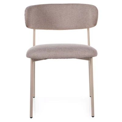 Čalouněná jídelní židle DOMENICA 1 - béžová / kašmír