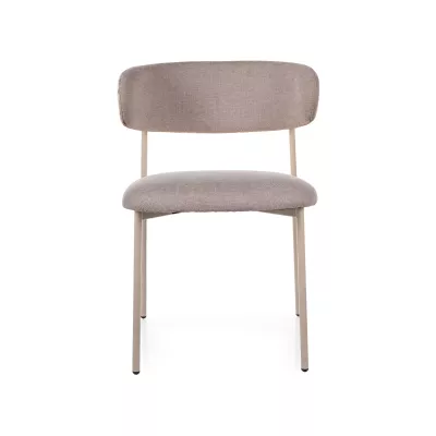 Čalouněná jídelní židle DOMENICA 1 - béžová / kašmír