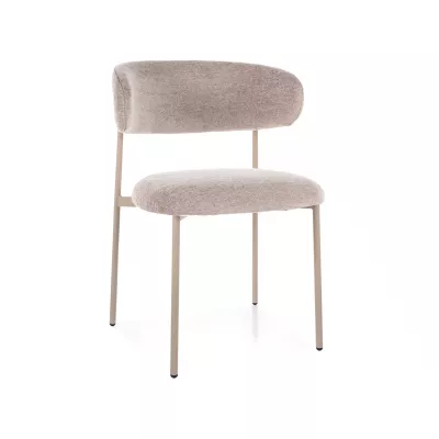 Čalouněná jídelní židle DOMENICA 1 - béžová / kašmír