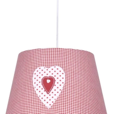 Závěsný lustr do dětského pokoje SWEET - 1xE27, 60W, růžový