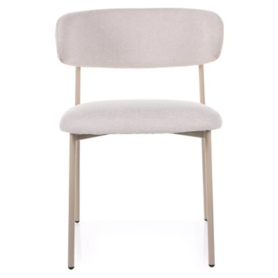 Čalouněná jídelní židle DOMENICA 1 - světle béžová / kašmír