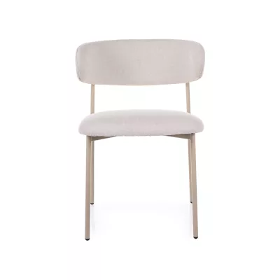 Čalouněná jídelní židle DOMENICA 1 - světle béžová / kašmír