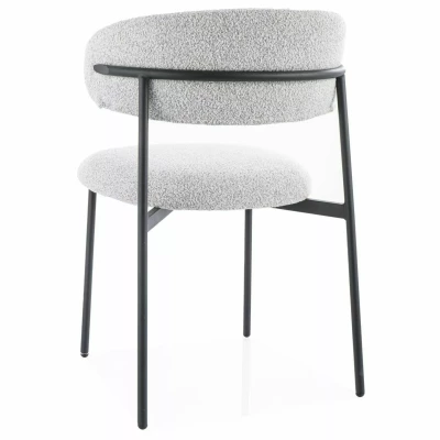 Čalouněná jídelní židle DOMENICA 2 - béžová / černá