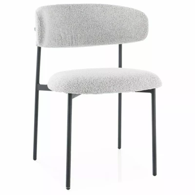 Čalouněná jídelní židle DOMENICA 2 - béžová / černá