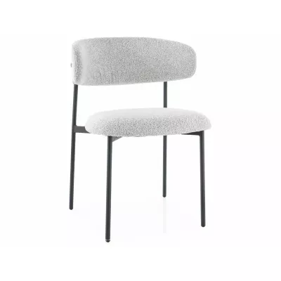 Čalouněná jídelní židle DOMENICA 2 - béžová / černá