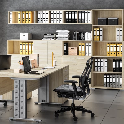 VÝPRODEJ - Závěsná police JOLIE - světlý dub sonoma