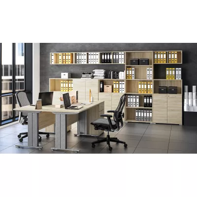 VÝPRODEJ - Závěsná police JOLIE - světlý dub sonoma