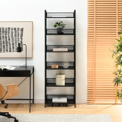 Policový regál JANKO - černý