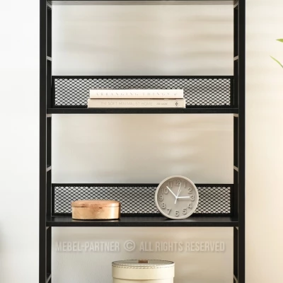 Policový regál JANKO - černý