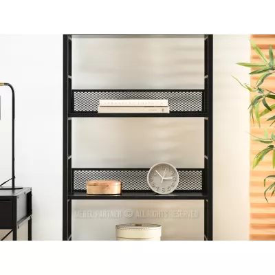 Policový regál JANKO - černý