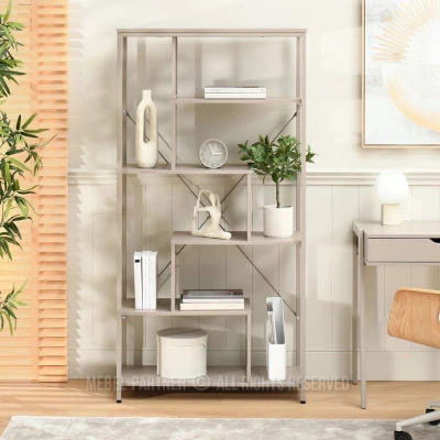 Policový regál GRIGORE - béžový