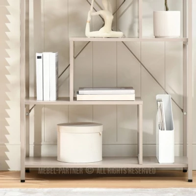 Policový regál GRIGORE - béžový