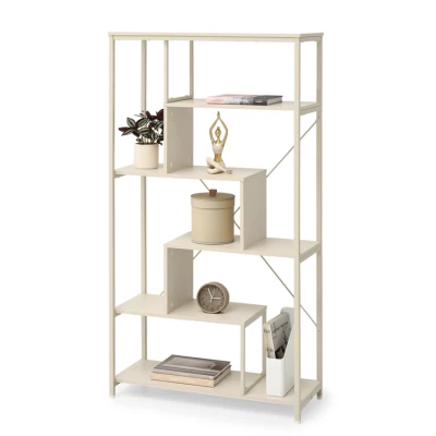 Policový regál GRIGORE - krémový