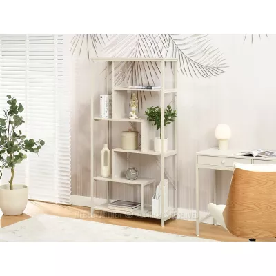 Policový regál GRIGORE - krémový