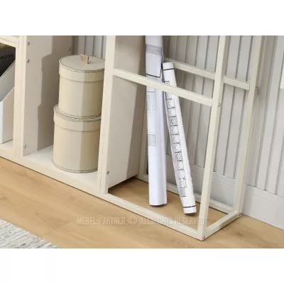 Policový regál GAREK - krémový