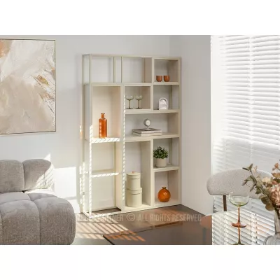 Policový regál GAREK - krémový