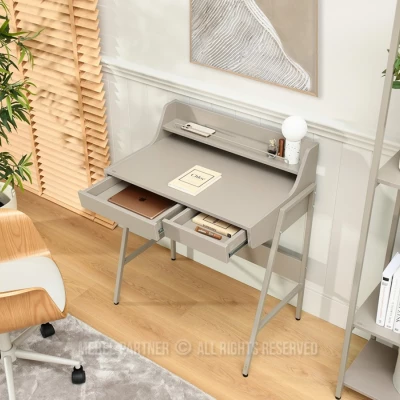 Minimalistický psací stůl RENO - béžový