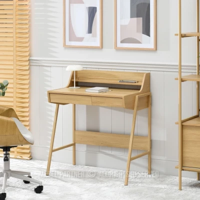 Minimalistický psací stůl RENO - dub